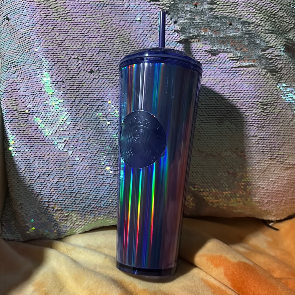 Purple holo new Starbucks cold cup